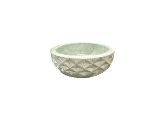 Mist Faceted Valet Bowl