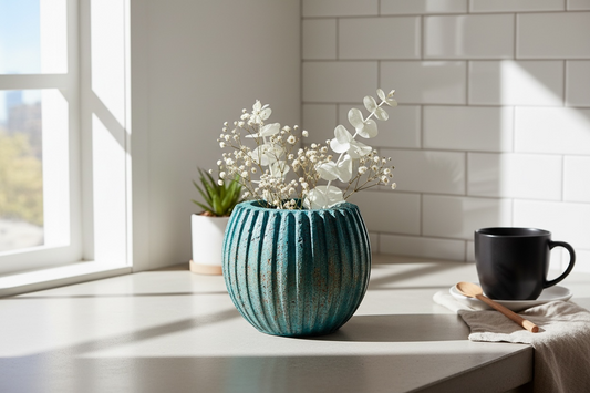 Tectonic Pintuck Orb Classic Planter