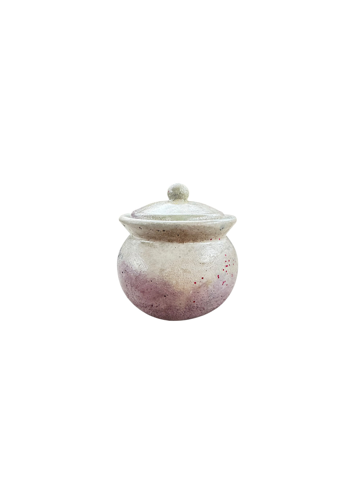 Blush Geode Jar