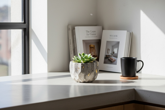 Lunar Diamond Facet Planter