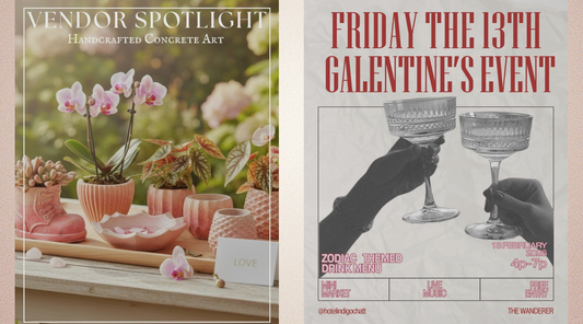 Friday the 13th Galentine's Event flyer – Hotel Indigo Downtown Chattanooga