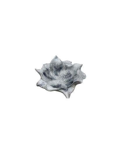 Lunar Selenite Leaf Bowl