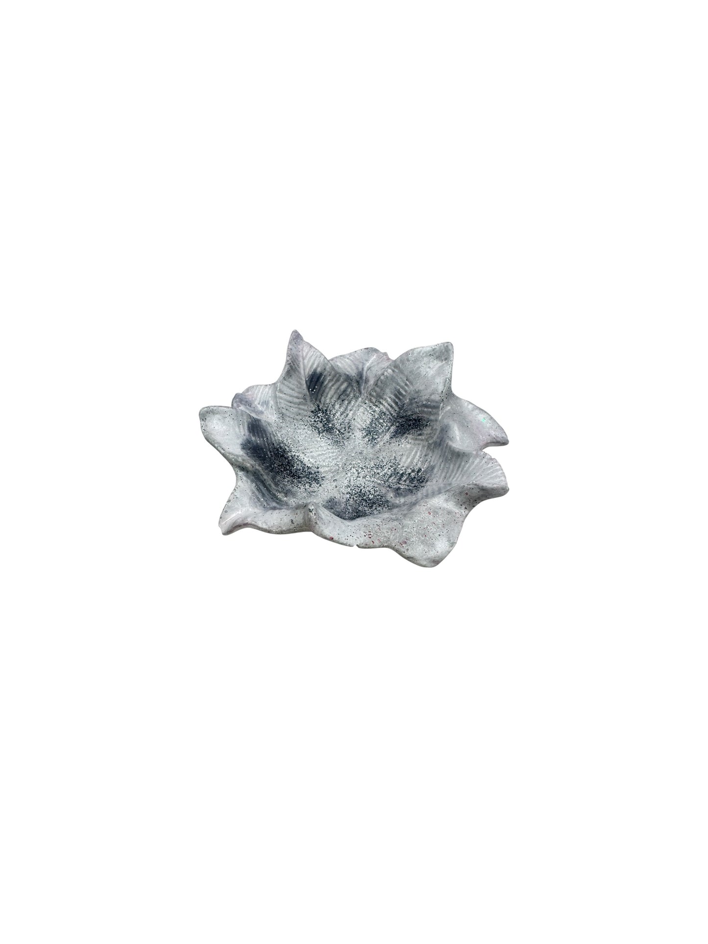 Lunar Selenite Leaf Bowl