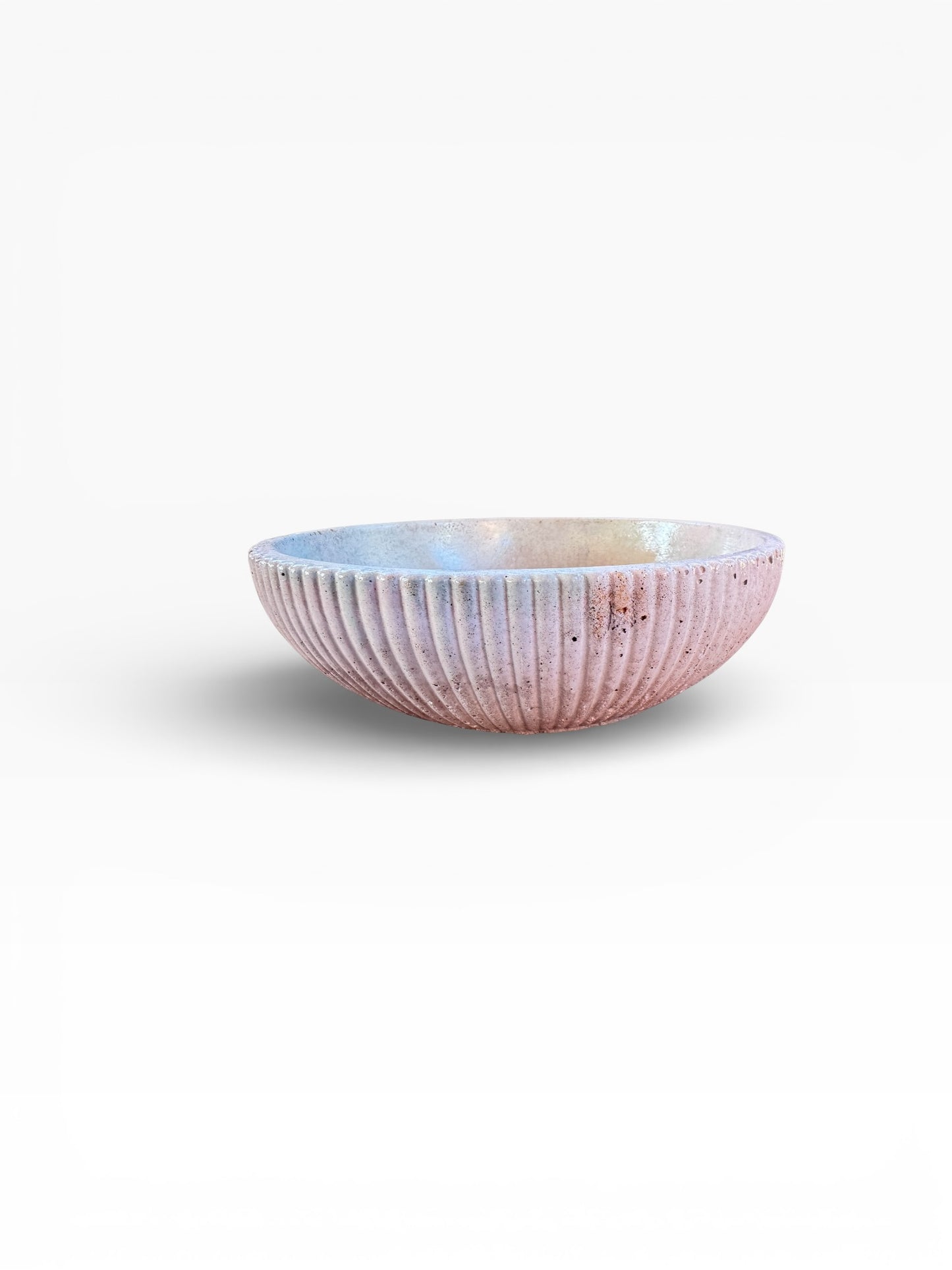 Blush Ribbed Classic Planter