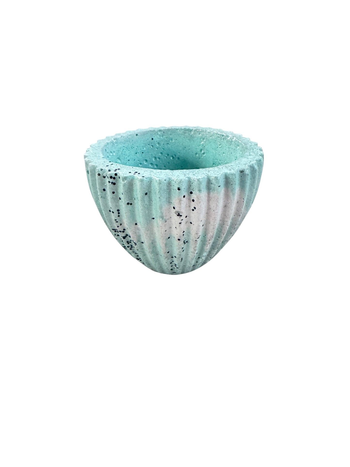Mint Spark Ribbed Flute Petite
