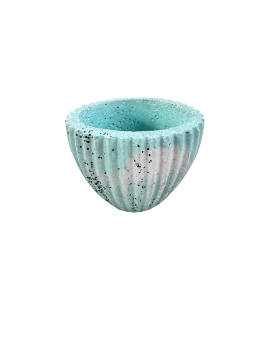 Mint Spark Ribbed Flute Petite