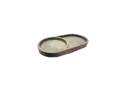 Lunar Dipping Oval Tray