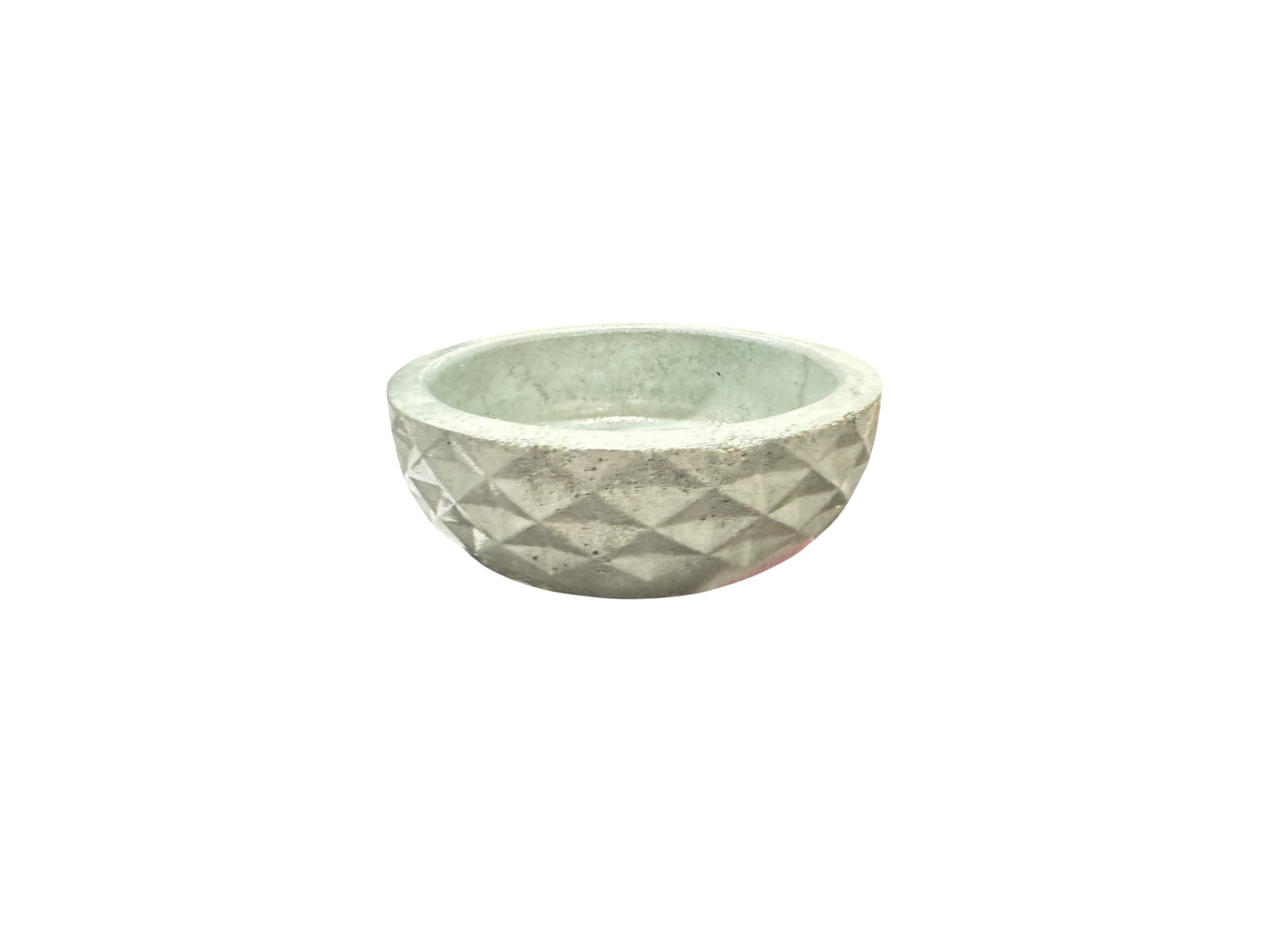 Mist Faceted Valet Bowl