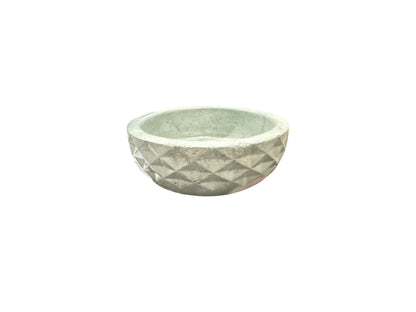 Mist Faceted Valet Bowl