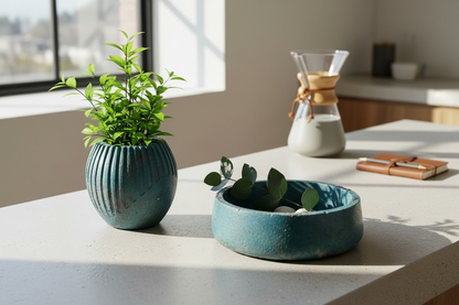 Tectonic Pintuck Orb Classic Planter