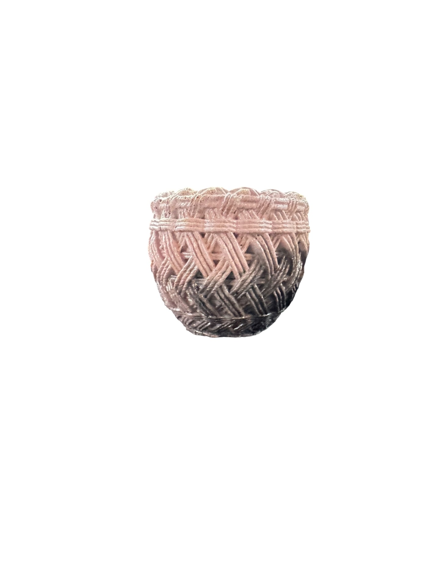 Blush Woven Planter