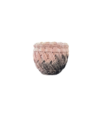 Blush Woven Planter