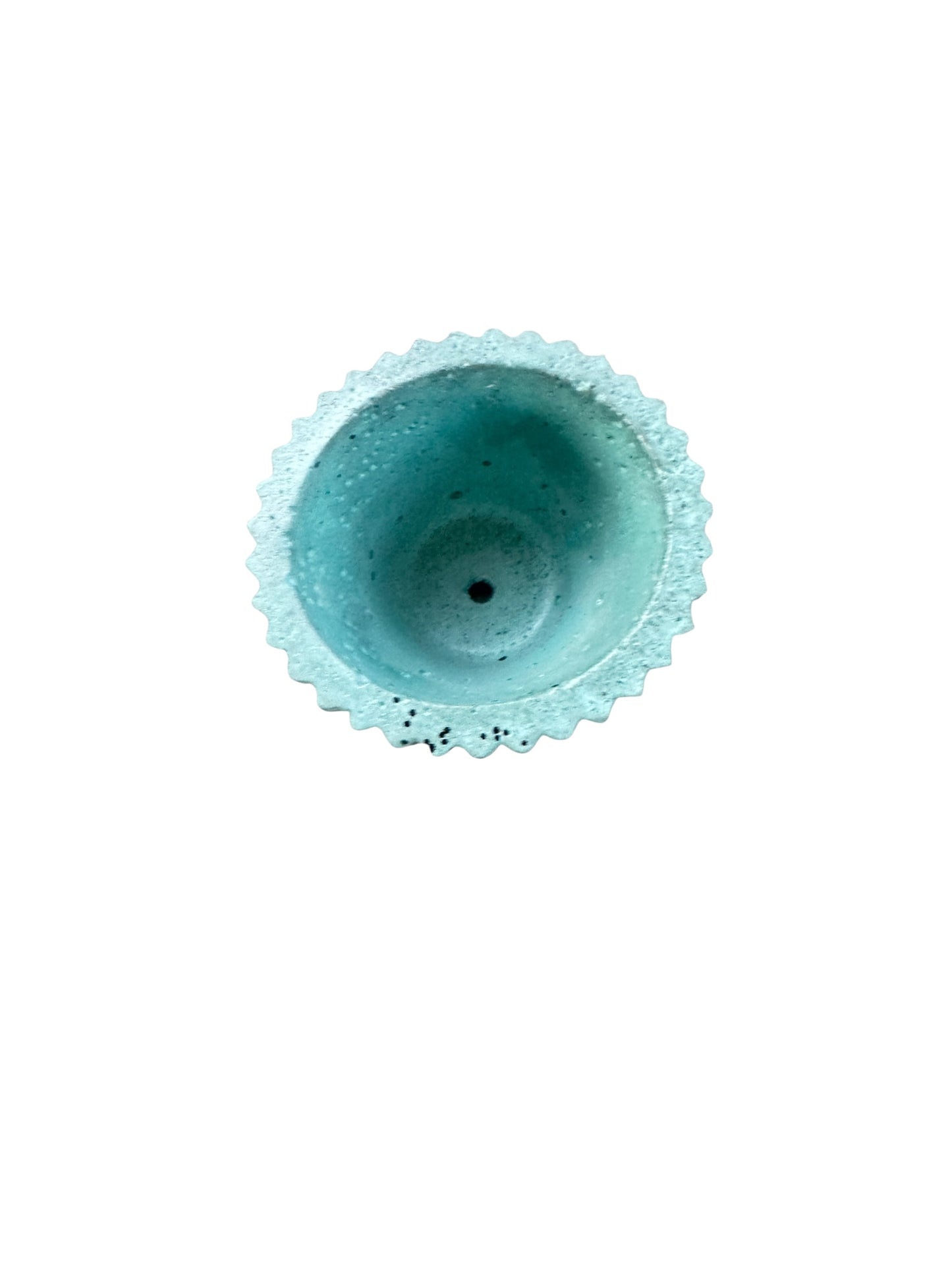 Mint Spark Ribbed Flute Petite