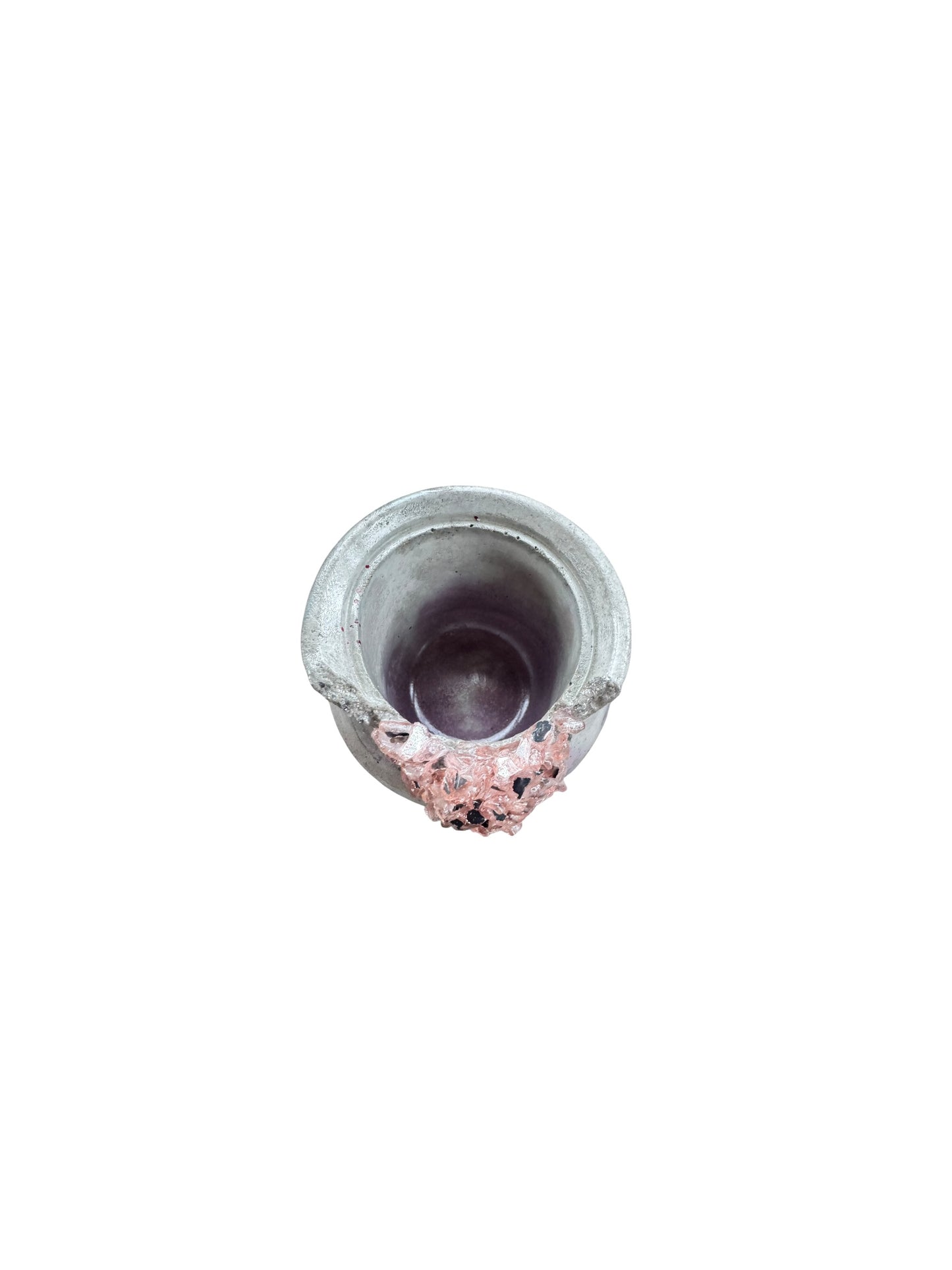 Blush Geode Jar