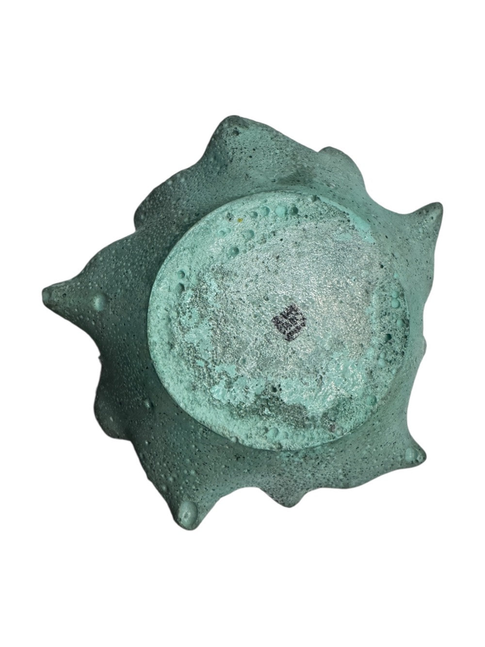 Mint Selenite Leaf Bowl