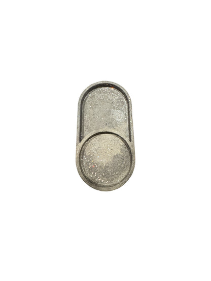 Lunar Dipping Oval Tray