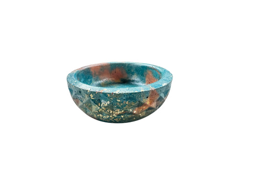 Tectonic Faceted Valet Bowl