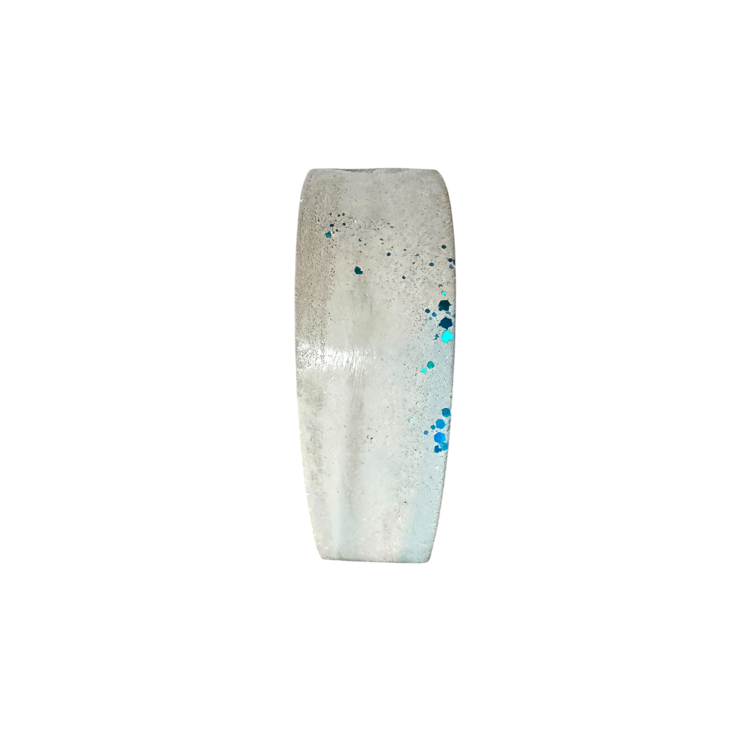 Dusty Salt Orb Bud Vase