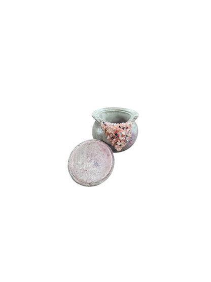 Blush Geode Jar