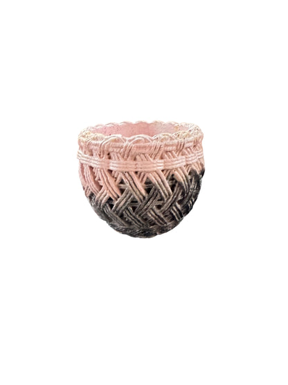 Blush Woven Planter