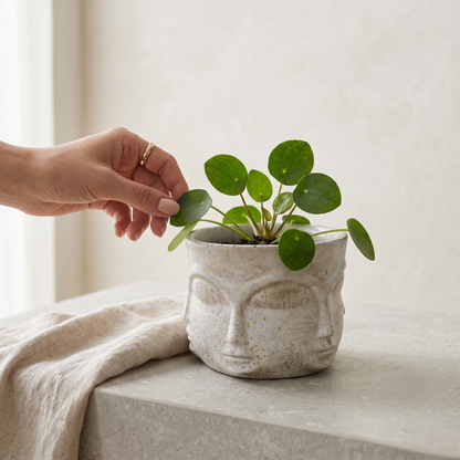 Terra Faces Planter