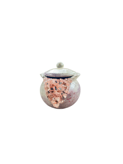 Blush Geode Jar