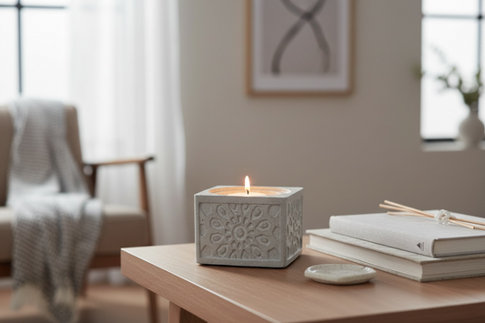 Mist Mandala Planter / Candlelight