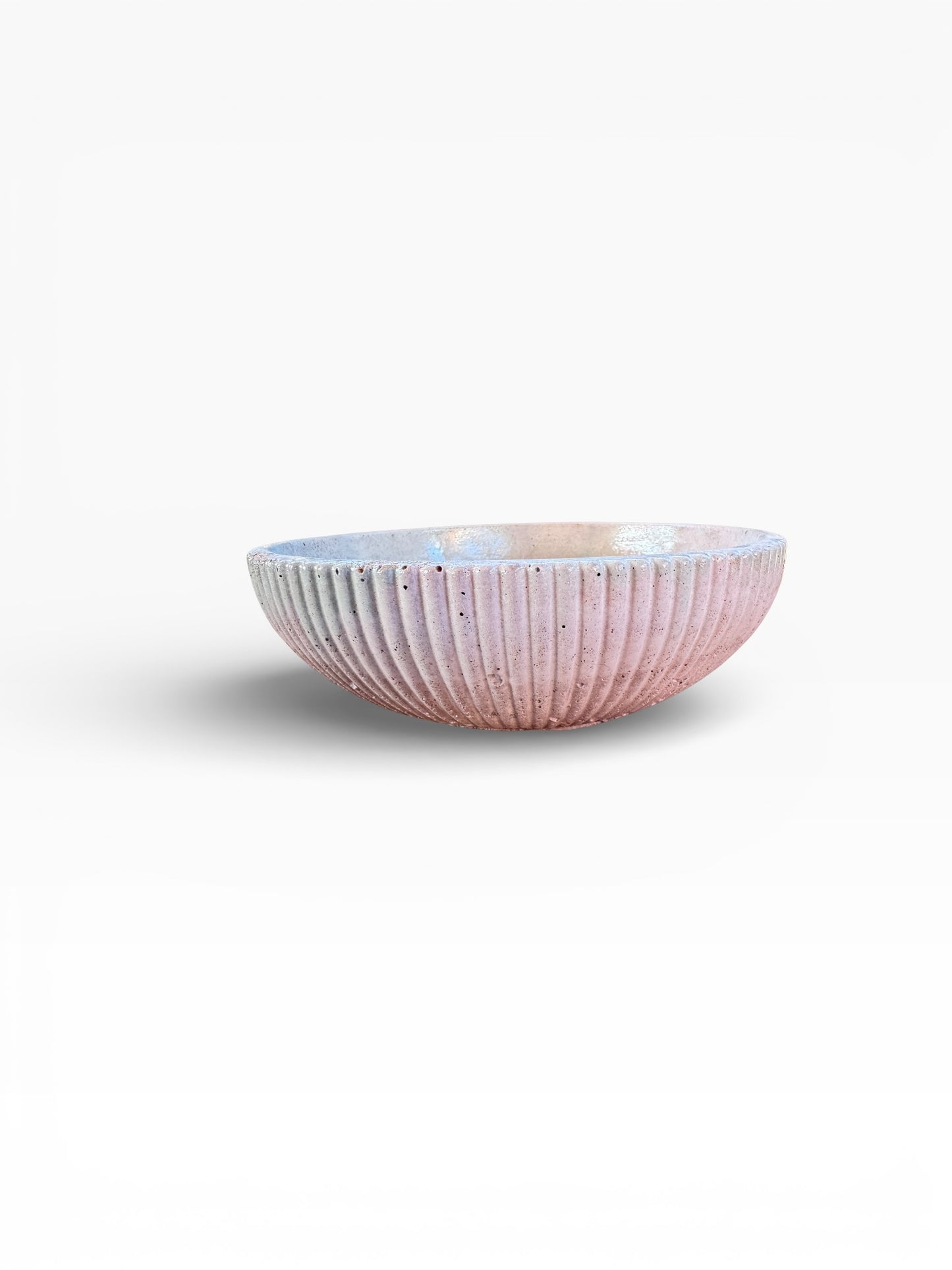 Blush Ribbed Classic Planter