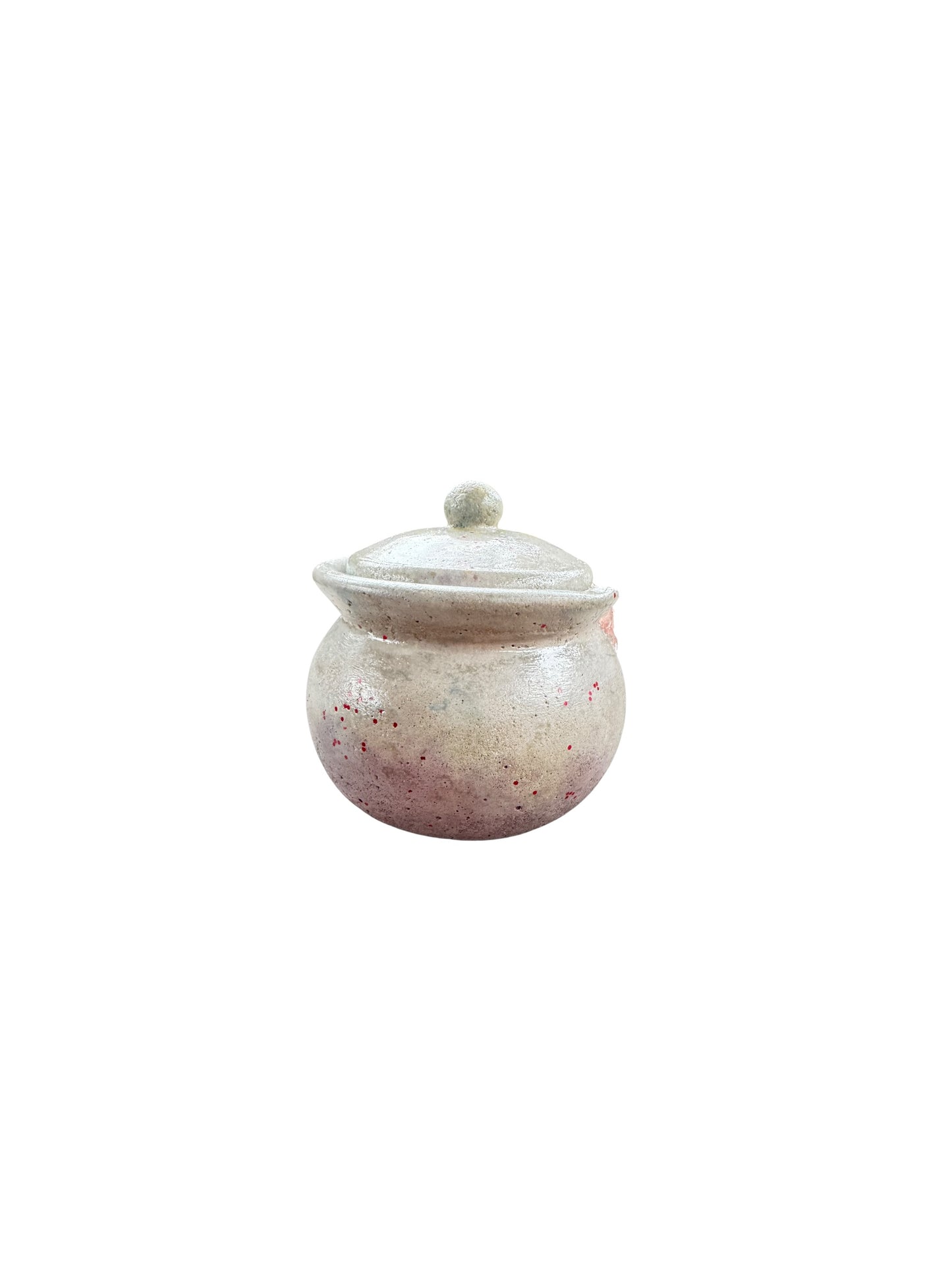 Blush Geode Jar