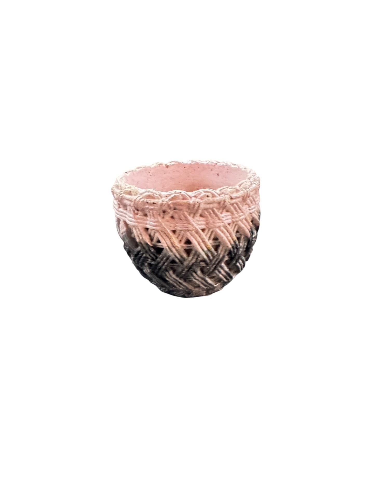 Blush Woven Planter