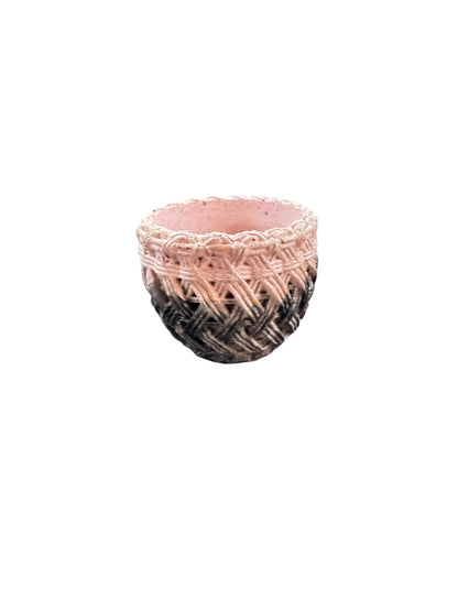 Blush Woven Planter