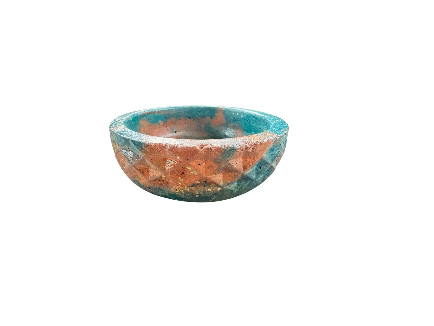 Tectonic Faceted Valet Bowl