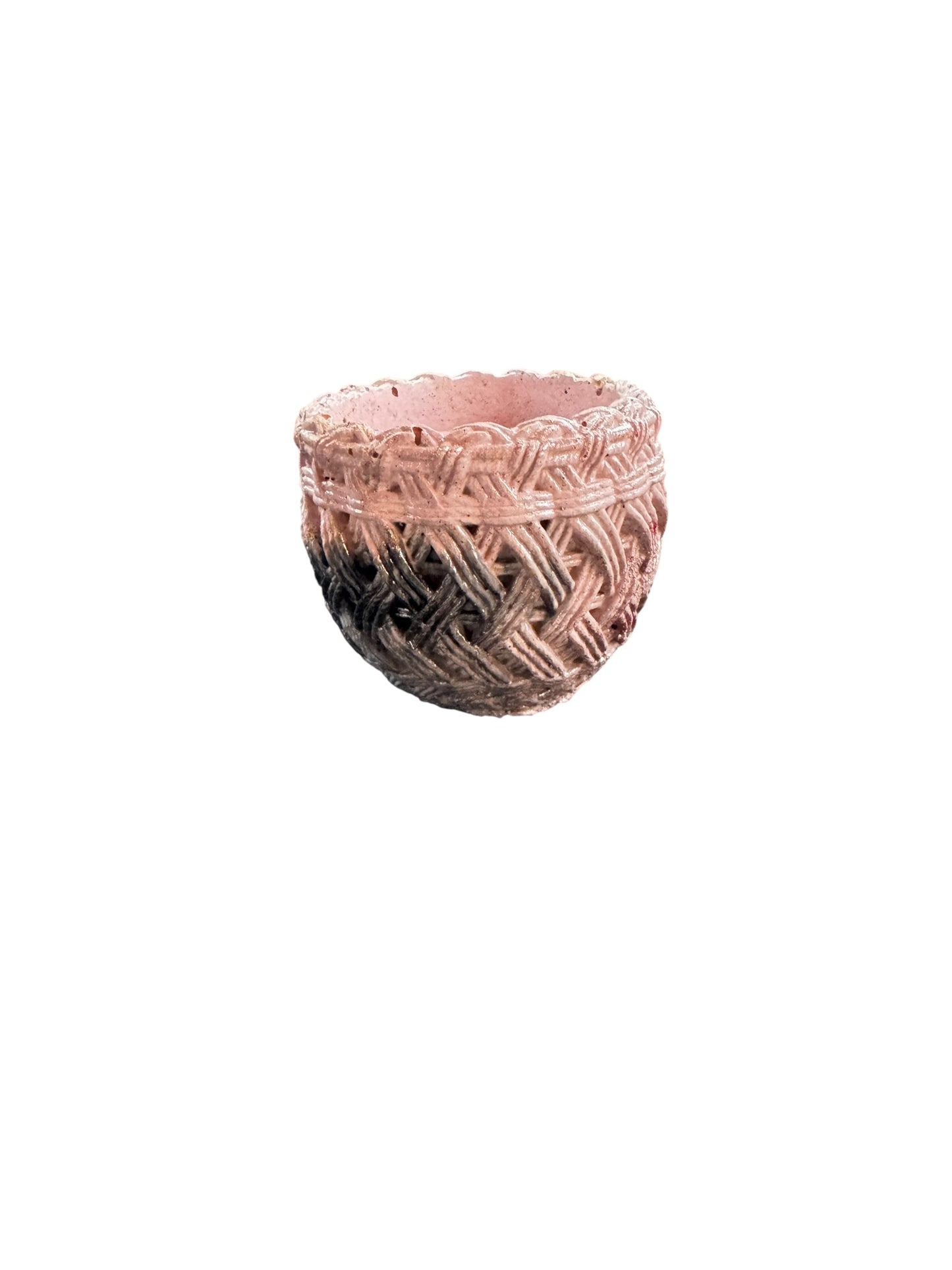 Blush Woven Planter