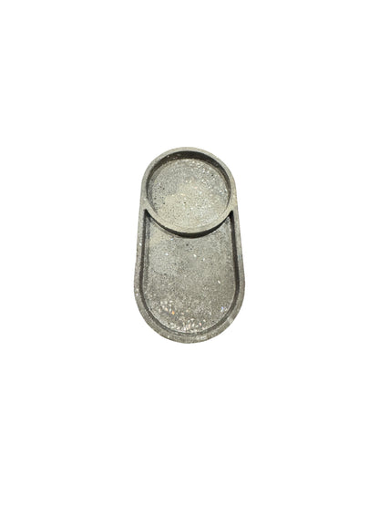 Lunar Dipping Oval Tray