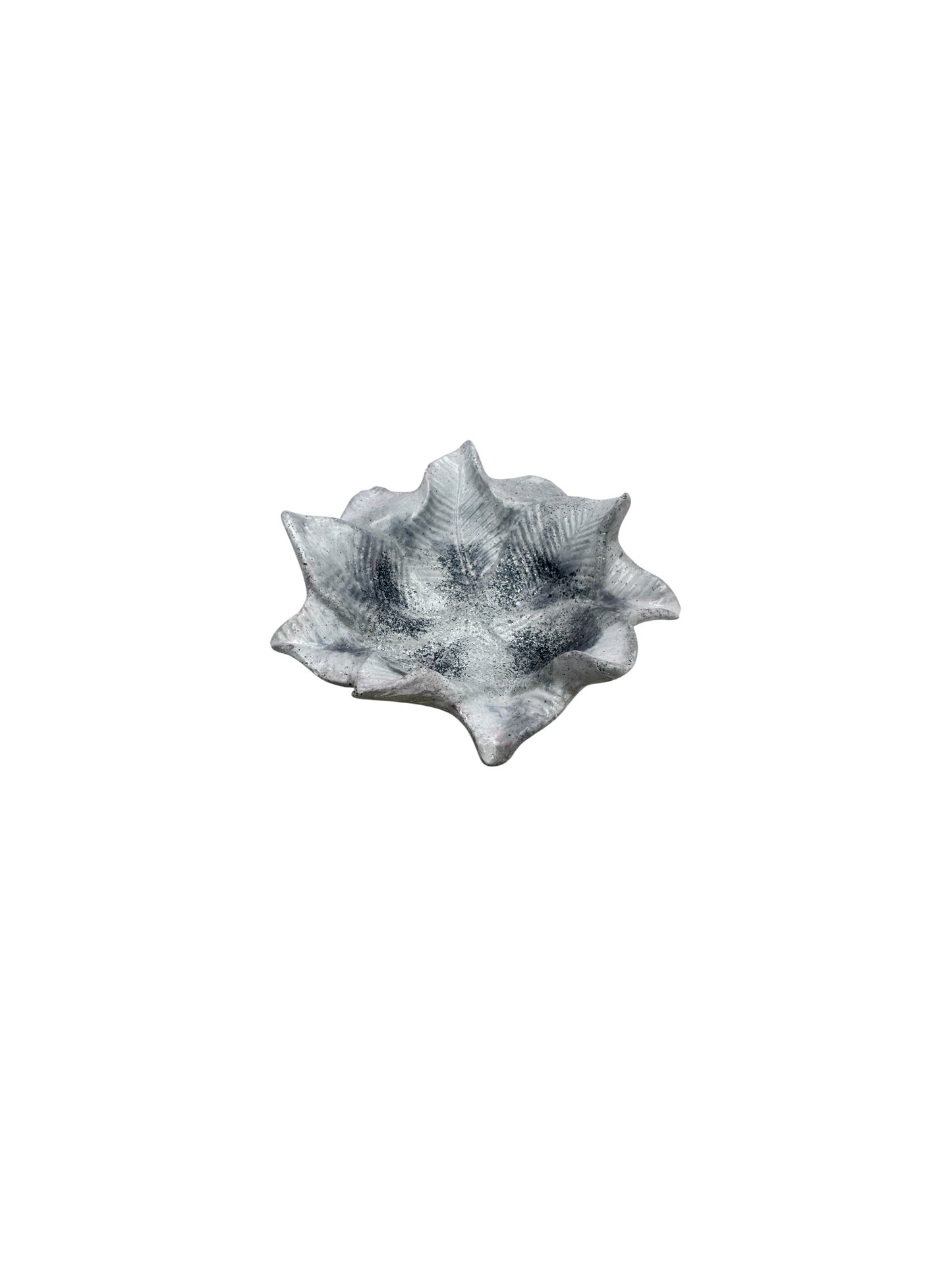 Lunar Selenite Leaf Bowl