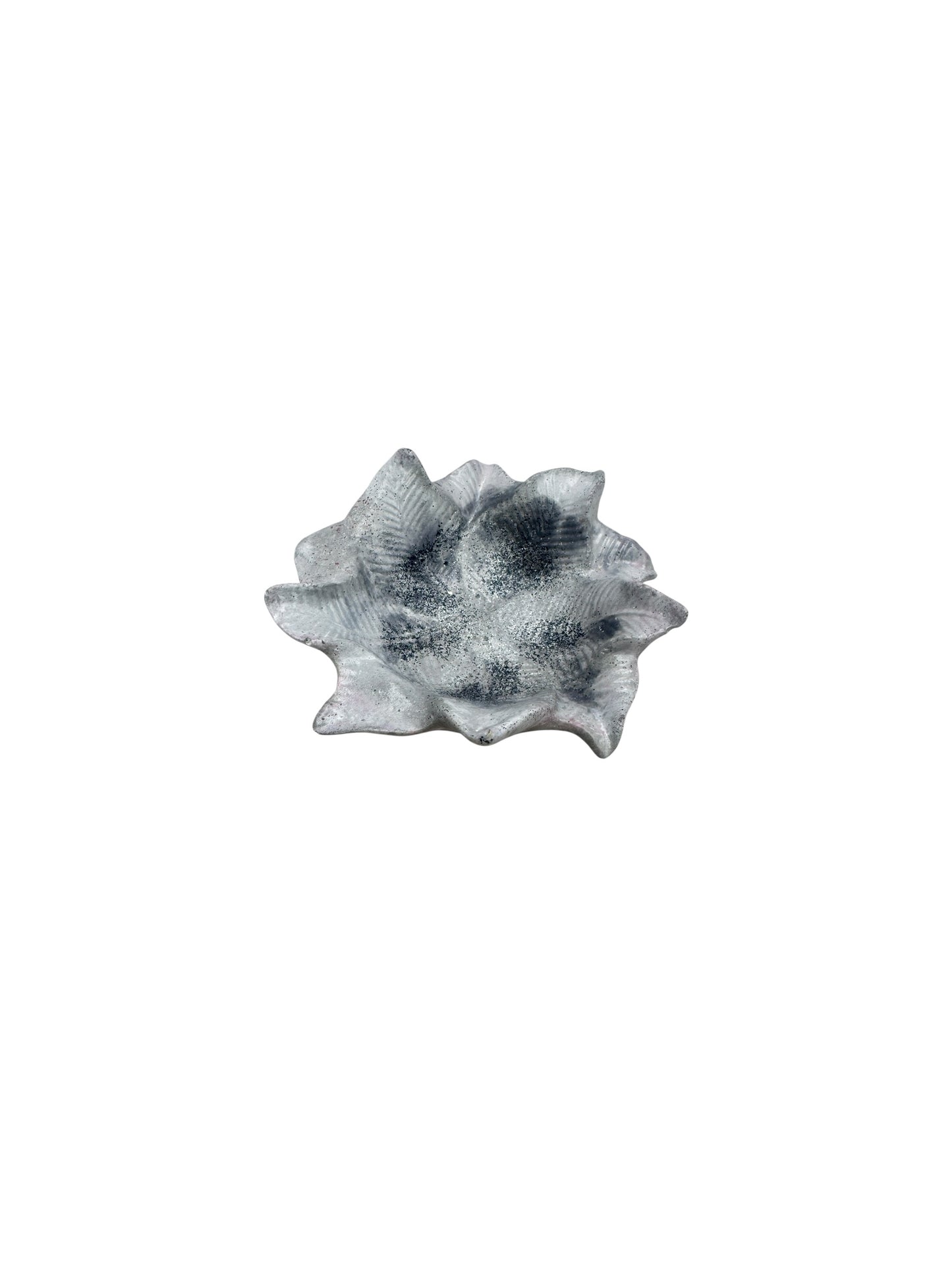 Lunar Selenite Leaf Bowl