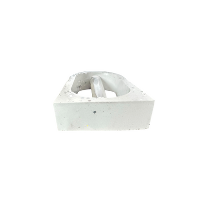 Dusty Salt Bud Vase Keyhole