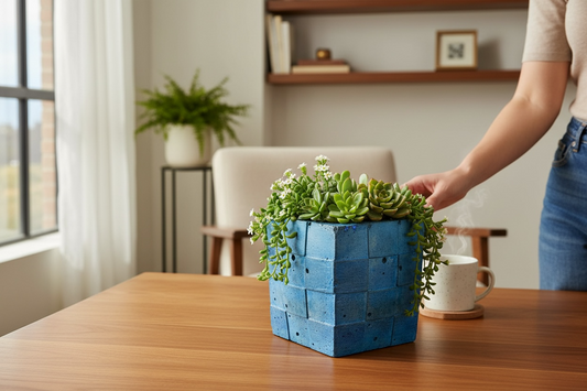 Sky Cobble Block Planter