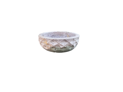Blush Sand Faceted Valet Planter