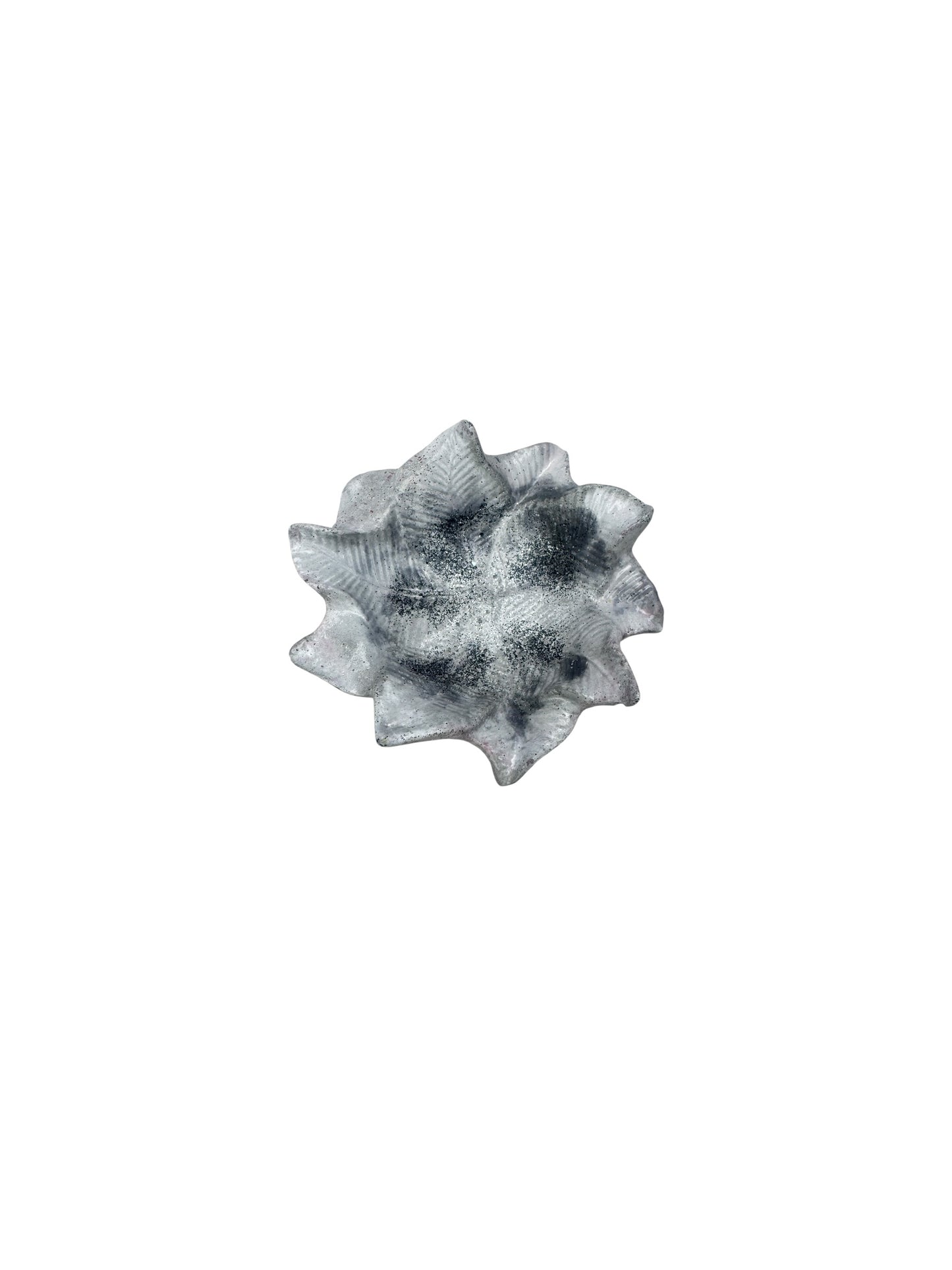 Lunar Selenite Leaf Bowl