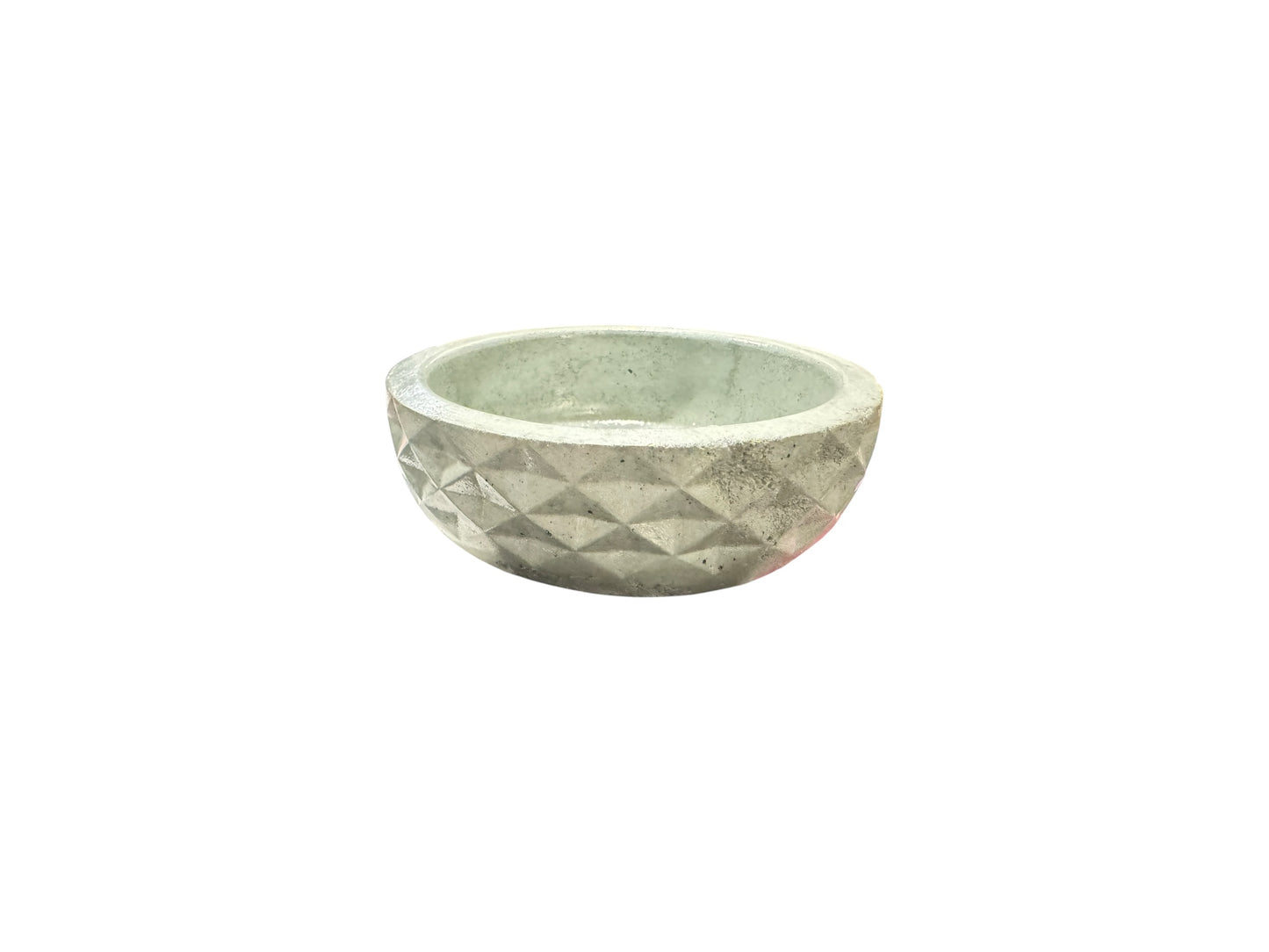 Mist Faceted Valet Bowl