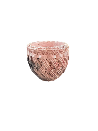 Blush Woven Planter