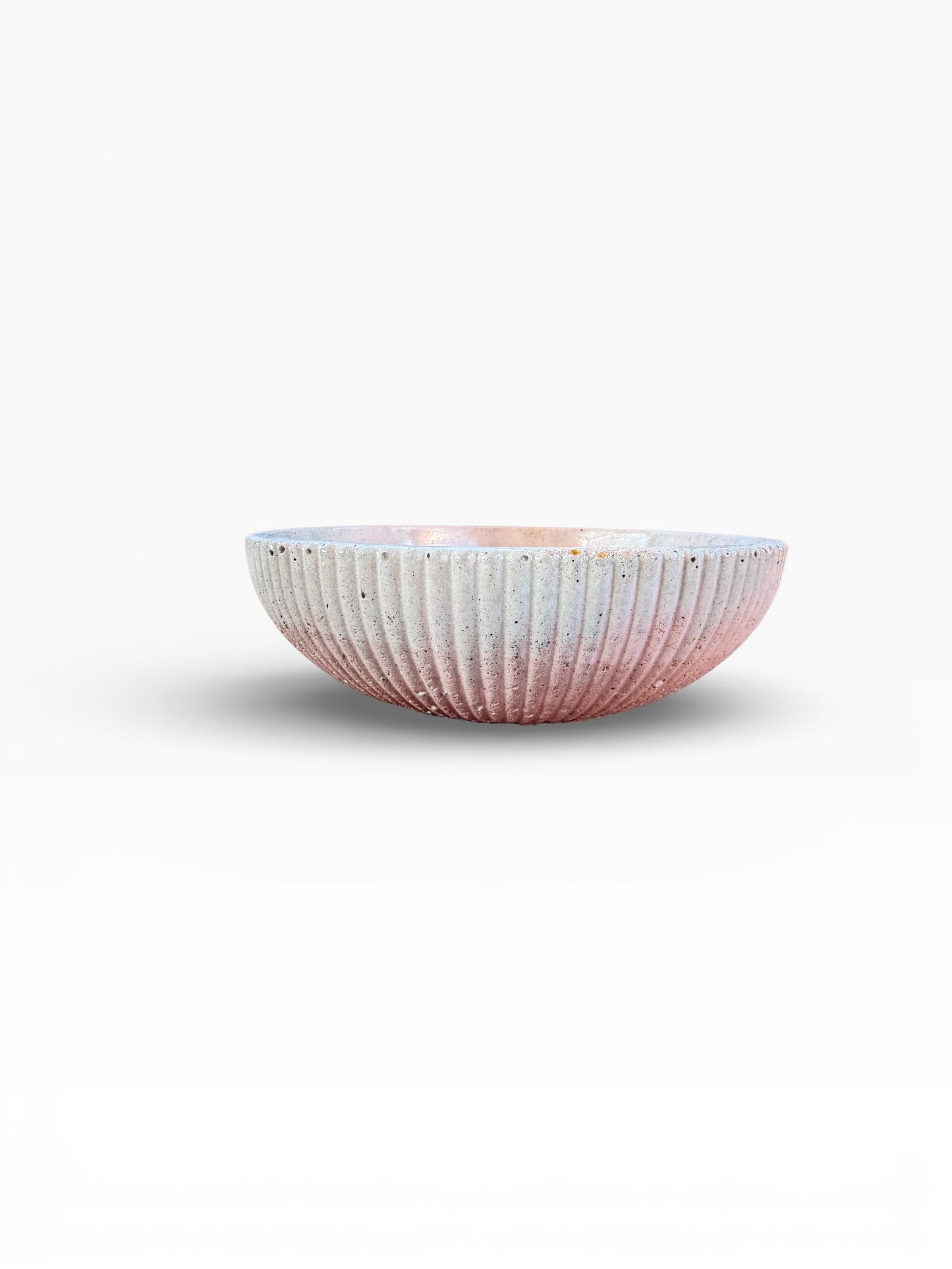 Blush Ribbed Classic Planter