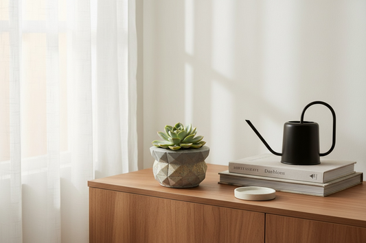 Lunar Prism Peplum Planter