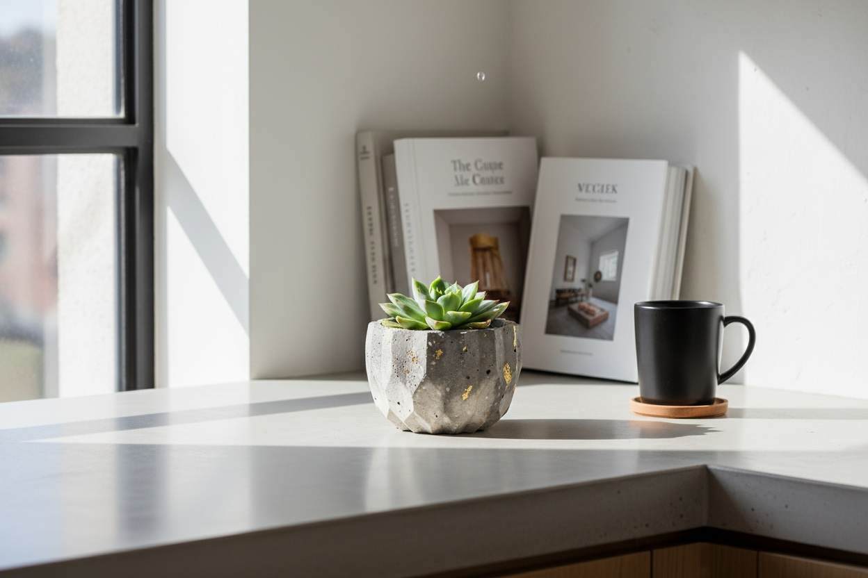 Lunar Diamond Facet Planter