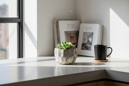Lunar Diamond Facet Planter