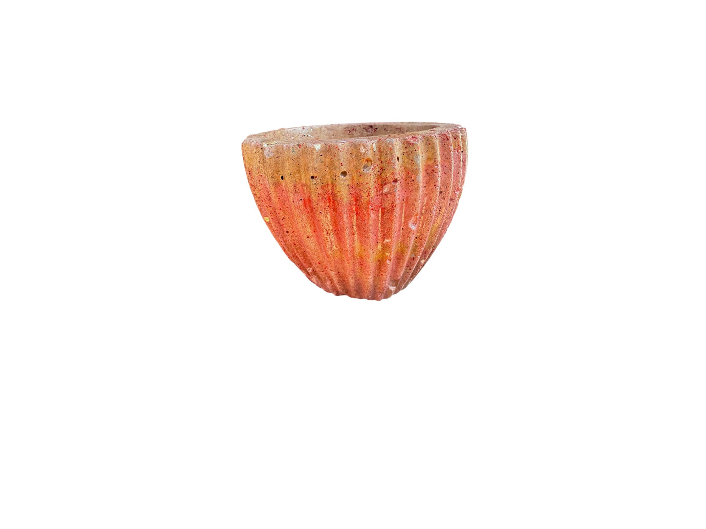 Canyon Ribbed Flute Petite Planter