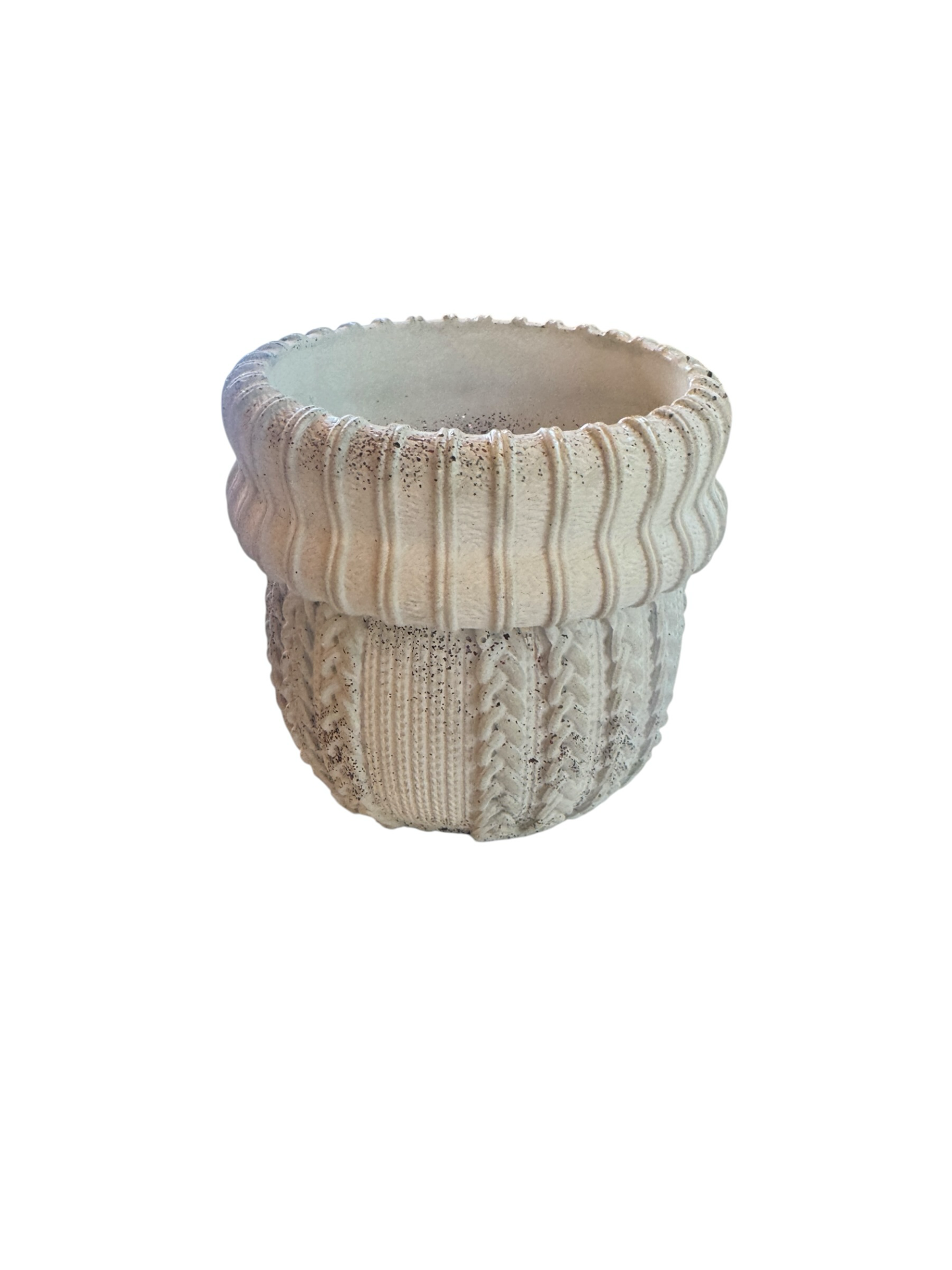 Dusty Salt Knit Planter Classic
