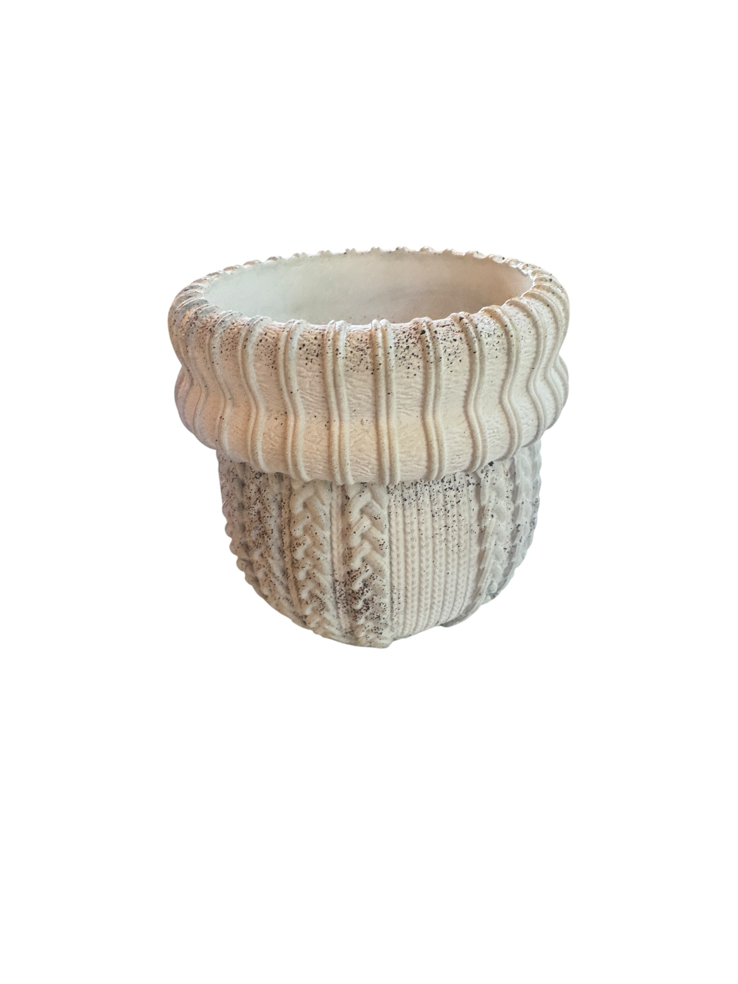 Dusty Salt Knit Planter Classic