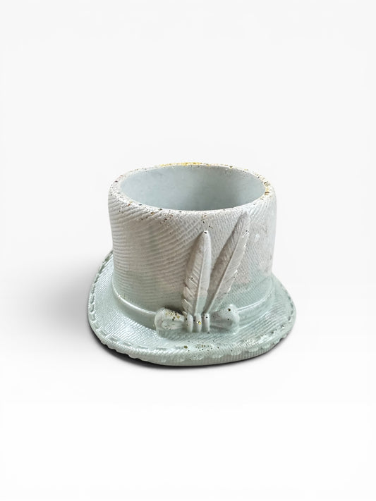 Minterra Mad Hatter Planter – product view 2 of a handmade concrete planter